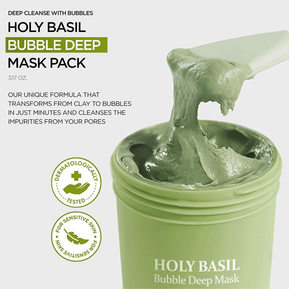 Bentonite Clay Mask - Kohlensäurehaltige Blasen-Gesichtsmaske Natürliche Tonerde Tiefenreinigung der