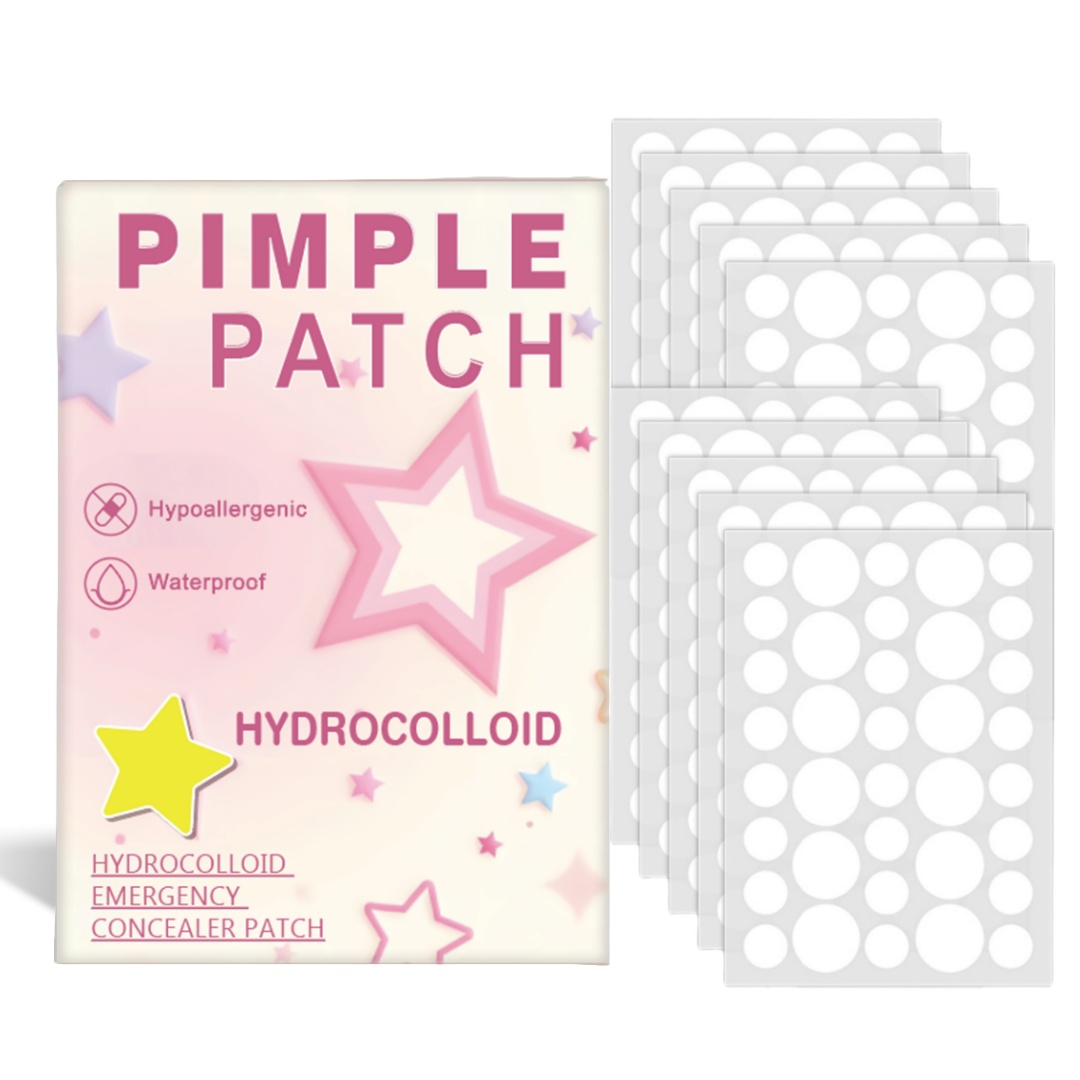 Skincare Acne - Hydrokolloid-Akne-Pflaster, Hydrokolloid-Fleckensticker, Abdeckung für Pickel und