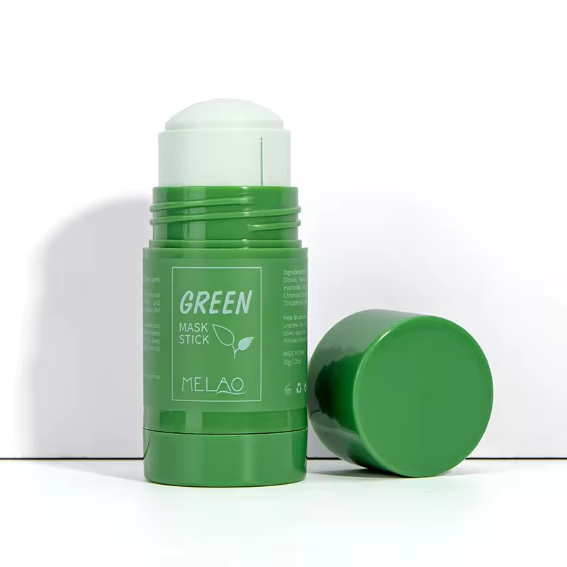 Bentonite Clay Mask - MELAO Natürliche reinigende Detox-Tonmaske, grüner Tee,