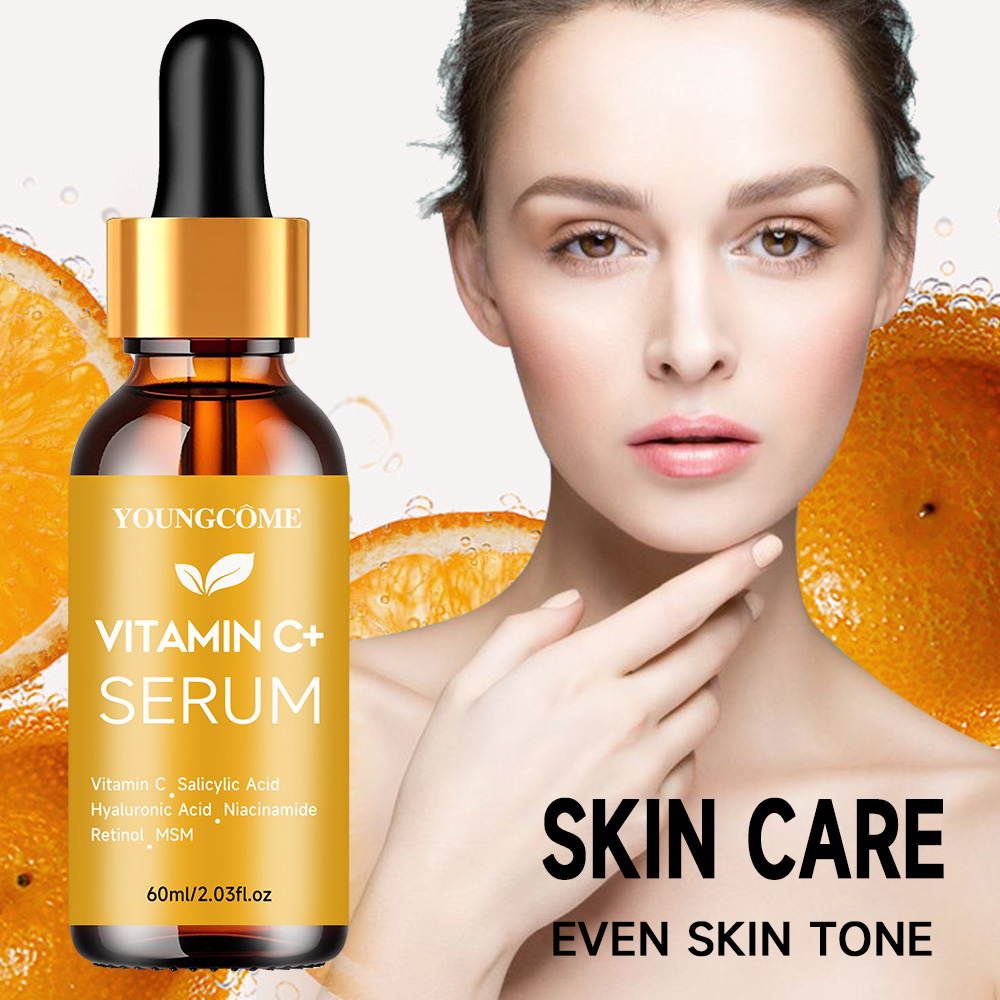 Glycolic Acid Exfoliant - Vitamin-C-Serum für das Gesicht, Anti-Aging-Gesichtsserum mit