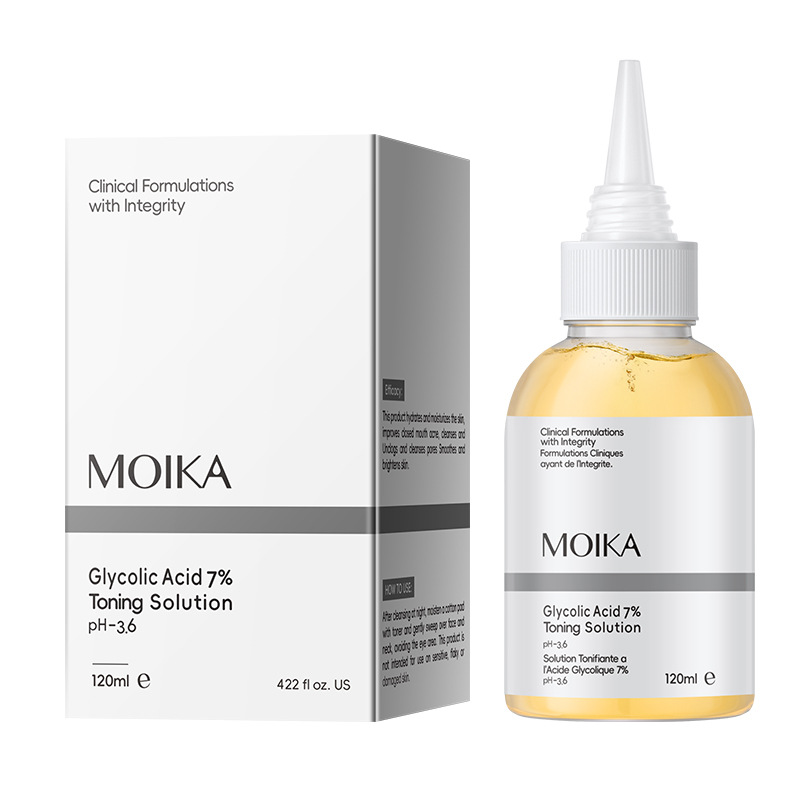 Glycolic Acid Exfoliant - 120ml Feuchtigkeitsspendendes 7% Glykolsäure Gesichtstonikum AHA
