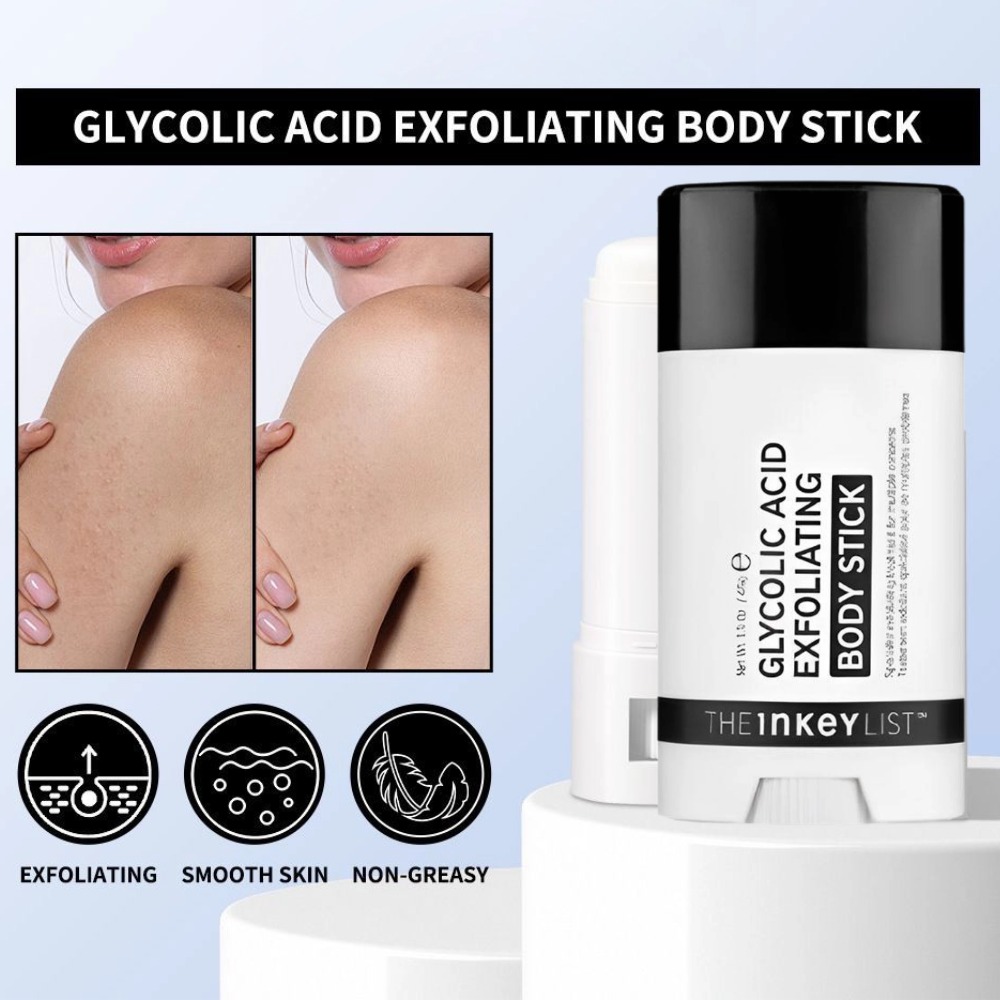 Glycolic Acid Exfoliant - Glykolsäure-Peeling-Körperstift, aufhellende Lotion zum Peeling, verbessert