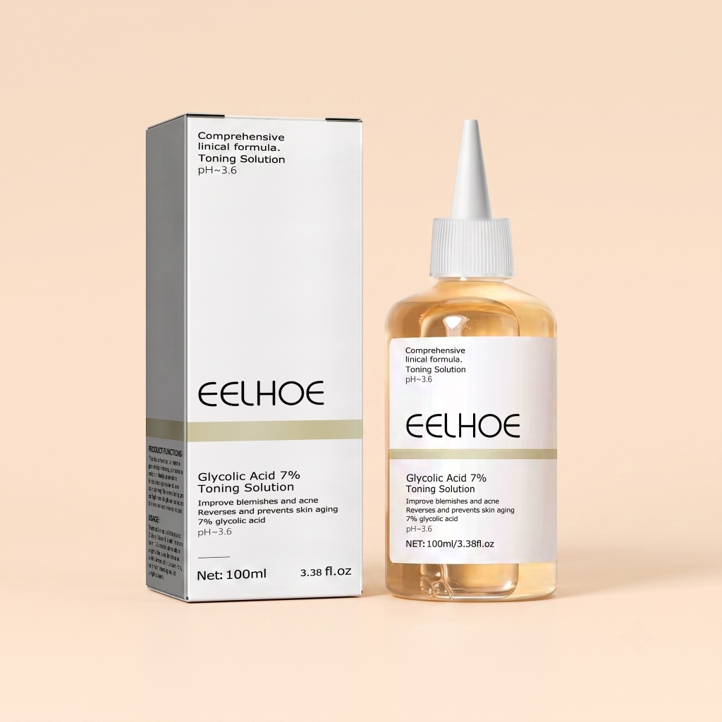 Glycolic Acid Exfoliant - 7% Glykolsäure Gesichts-Toning-Lösung Sanfte Exfolierende Flüssigkeit