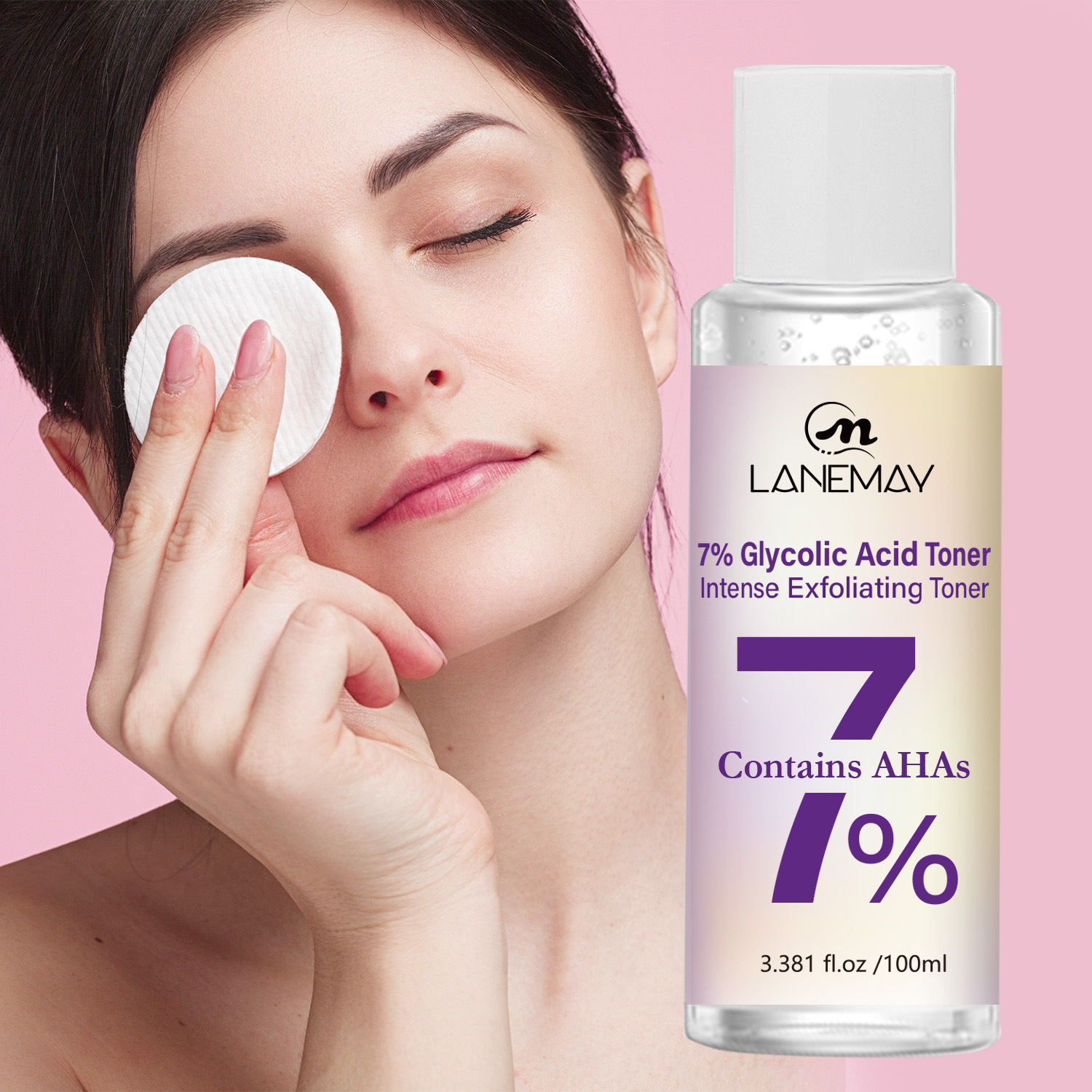 Glycolic Acid Exfoliant - 7% Glykolsäure-Toner – Intensiv exfolierender und