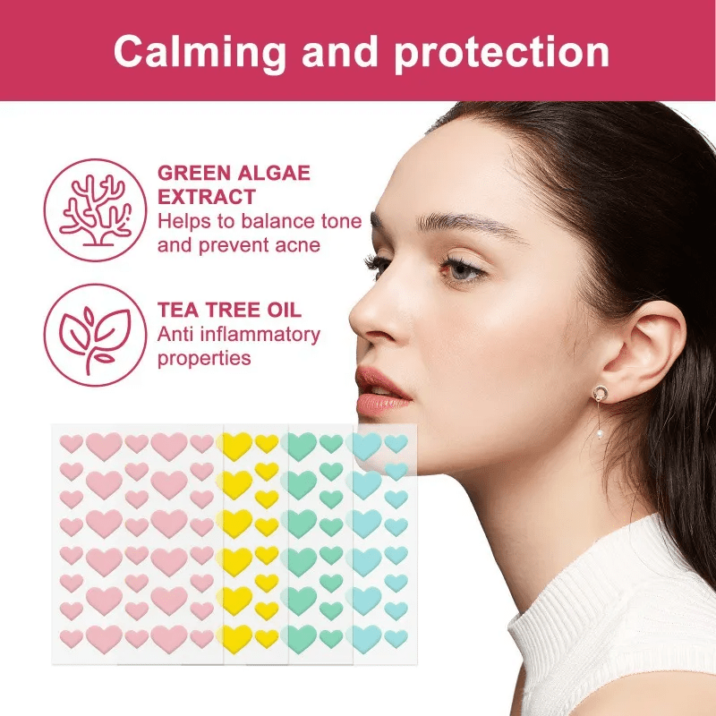 864 Stück Niedliche Herzförmig – Skincare Acne Bewertung und Preis