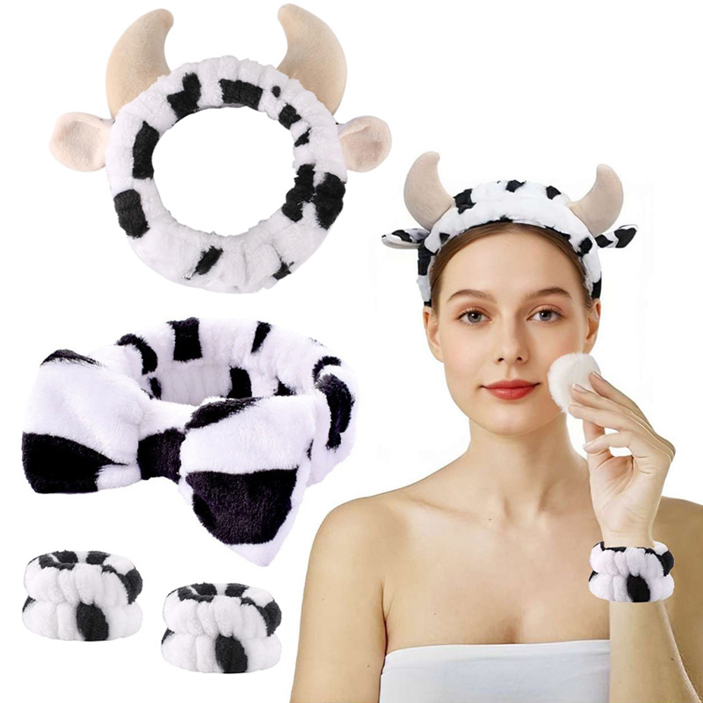 4 Stück 3D-Kuh-Stirnband, supe – Skincare Routine Bewertung und Preis