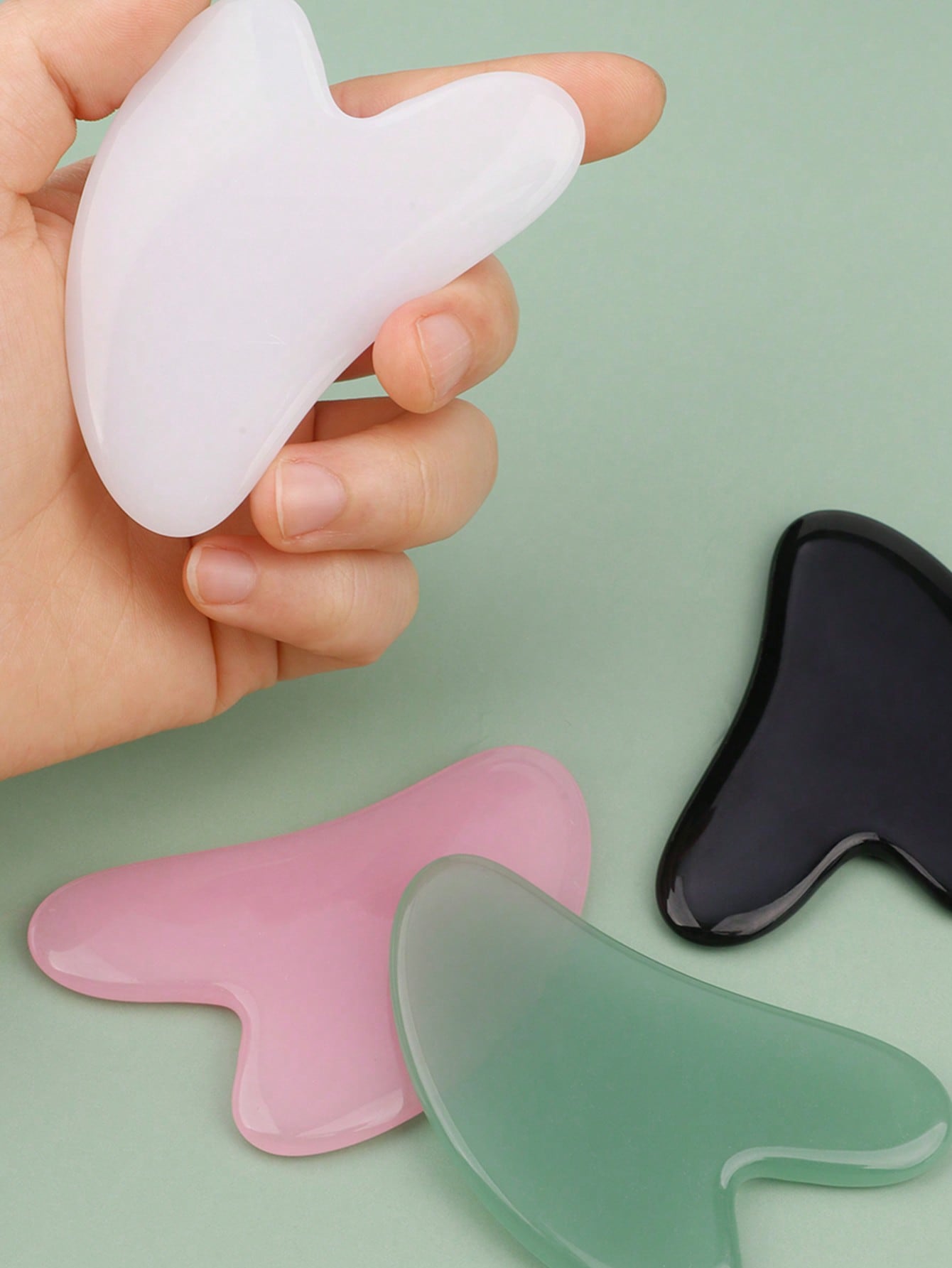 Neues 2-teiliges Set Gua Sha G – Skincare Routine Bewertung und Preis