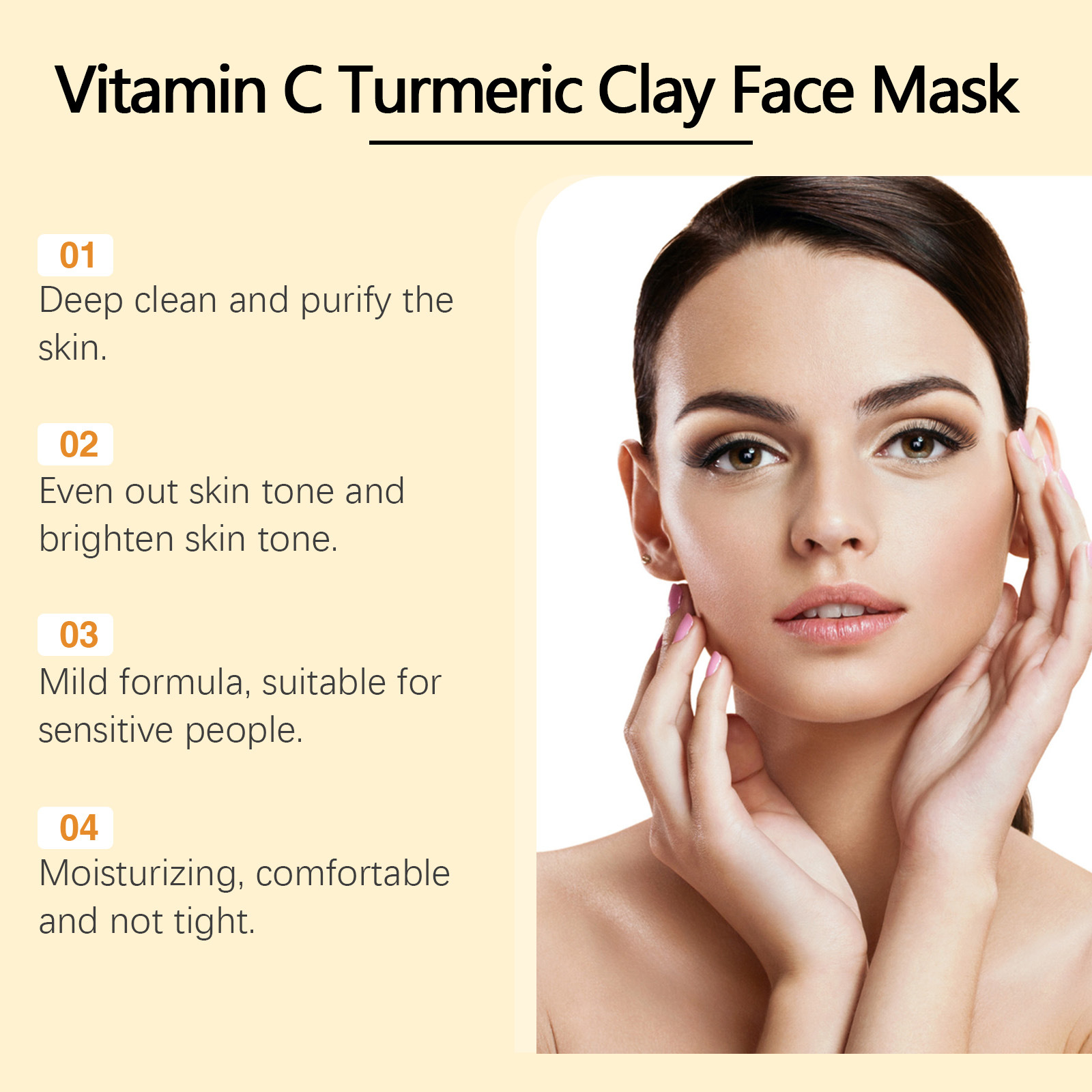 Kurkuma Vitamin C Gesichtsmask – Bentonite Clay Mask Bewertung und Preis