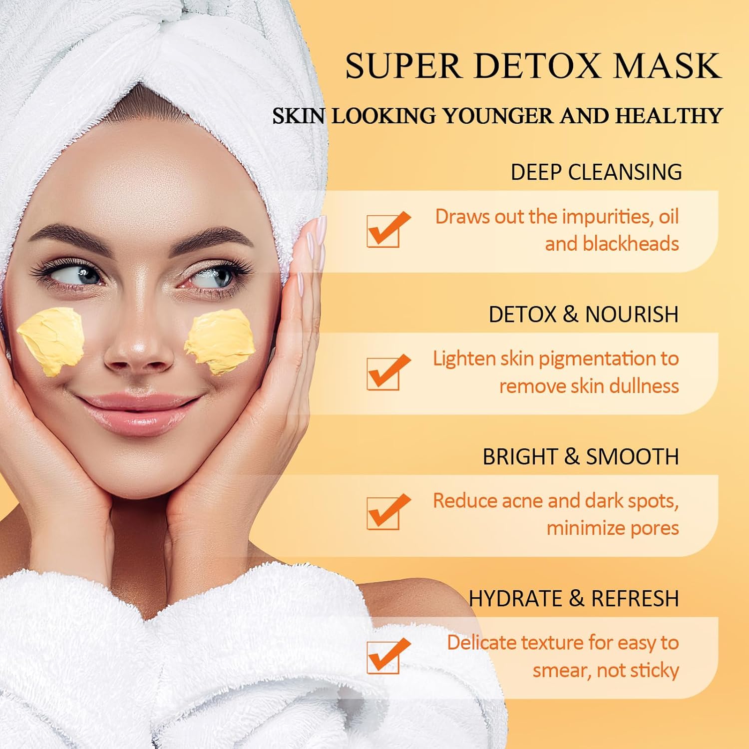 Kurkuma-Vitamin-C-Tonmaske für – Bentonite Clay Mask Bewertung und Preis